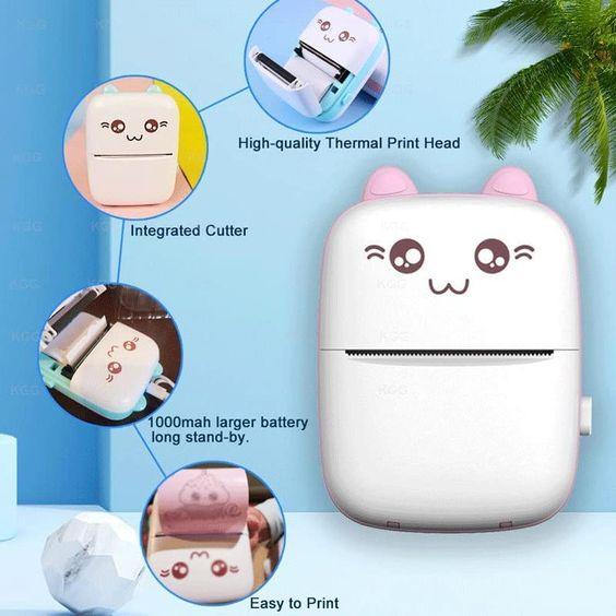 Mini Thermal Printer For Kids