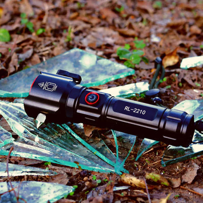 Laser LED Flashlight 1Km Range With Steel Body